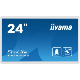iiyama TW2424AS-W1 visualizzatore di messaggi Pannello piatto per segnaletica digitale 60,5 cm (23.8") Wi-Fi 250 cd/m² 4K Ultra