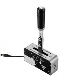 Thrustmaster 4060306 periferica di gioco Nero, Argento USB Freno a mano PC, PlayStation 4, PlayStation 5, Xbox One, Xbox One S, 