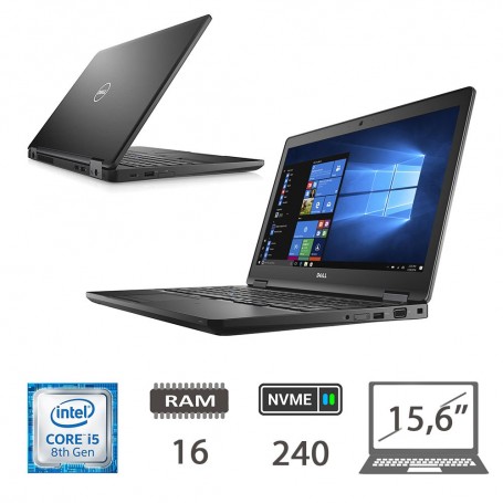 DELL LATITUDE 5590 - I5-8350U/16/NVME240/W10P/2Y
