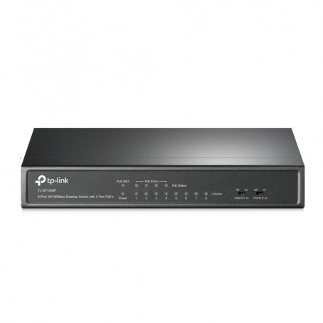 TP-LINK TL-SF1008P Non gestito Fast Ethernet (10/100) Supporto Power over Ethernet (PoE) Nero (TL-SF1008P)