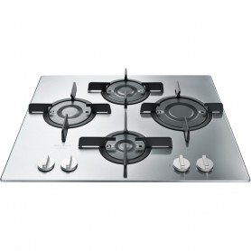 Hotpoint FTGHL 641 D/IX/HA piano cottura Acciaio inossidabile Da incasso 60 cm Gas 4 Fornello(i) (FTGHL641D/IX/HA)