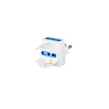 IGLOO ADATTATORE PRESA TRIPLA 10/16A TEDESCA/ITA