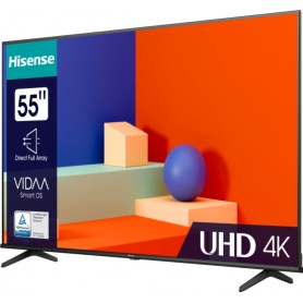 Hisense 55E63KT TV 139,7 cm (55") 4K Ultra HD Smart TV Wi-Fi Nero, Grigio 300 cd/m²