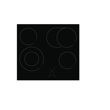 Amica KMC 742 610 C piano cottura Nero Da incasso 57.6 cm Piano cottura a induzione Zoneless 4 Fornello(i) (KMC 742 610 C)