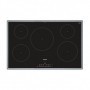 Siemens EH845FVB1E piano cottura Nero, Acciaio inossidabile Da incasso Piano cottura a induzione 5 Fornello(i) (EH845FVB1E)