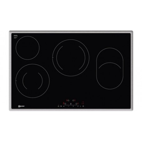 Neff TBD 1836 N Nero, Acciaio inossidabile Da incasso Ceramica 4 Fornello(i) (T18BD36N0)