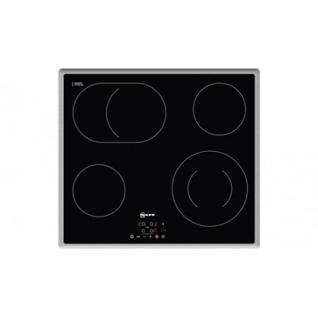 Neff TB1842N Nero, Acciaio inossidabile Da incasso Ceramica 4 Fornello(i) (T18B42N2)