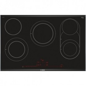 Bosch Serie 8 PKM875DP1D piano cottura Nero, Acciaio inossidabile Da incasso Ceramica 5 Fornello(i) (PKM875DP1D)
