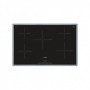 Bosch Serie 6 PIV845FB1E piano cottura Nero, Acciaio inossidabile Da incasso Piano cottura a induzione 5 Fornello(i (PIV845FB1E)