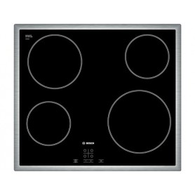 Bosch PKE645D17E piano cottura Nero Da incasso Ceramica 4 Fornello(i) (PKE645D17E)