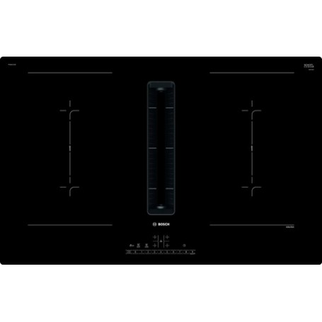 Bosch Serie 6 PVQ811F15E piano cottura Nero Da incasso 80 cm Piano cottura a induzione 4 Fornello(i) (PVQ811F15E)