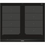 Siemens EX675LXC1E piano cottura Nero, Acciaio inossidabile Da incasso Piano cottura a induzione 4 Fornello(i) (EX675LXC1E)