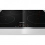 Siemens EH645BFB1E piano cottura Nero, Acciaio inossidabile Da incasso Piano cottura a induzione 4 Fornello(i) (EH645BFB1E)