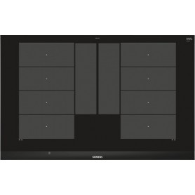 Siemens EX875LYC1E piano cottura Nero Da incasso Piano cottura a induzione 4 Fornello(i) (EX875LYC1E)