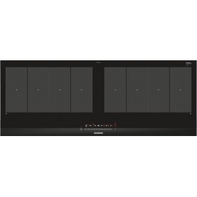 Siemens EX275FXB1E piano cottura Nero, Acciaio inossidabile Da incasso Piano cottura a induzione 4 Fornello(i) (EX275FXB1E)