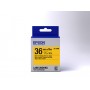 Epson Nastro fondo Pastello Giallo per testo Nero 36/9 LK-7YBP (C53S657005)