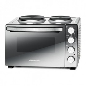 Rommelsbacher KM 3300 cucina Fornetto da appoggio Piastra sigillata Nero, Argento (KM 3300)