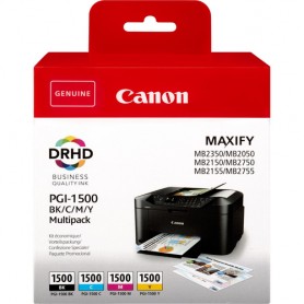 Canon PGI-1500 BK/C/M/Y cartuccia d'inchiostro Originale Nero, Ciano, Magenta, Giallo (9218B005)