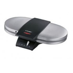 Cloer 1329 piastra per waffle 1200 W Nero, Acciaio inossidabile (1329)