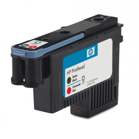HP Testina di stampa nero opaco e rosso cromatico DesignJet 73 (CD949A)