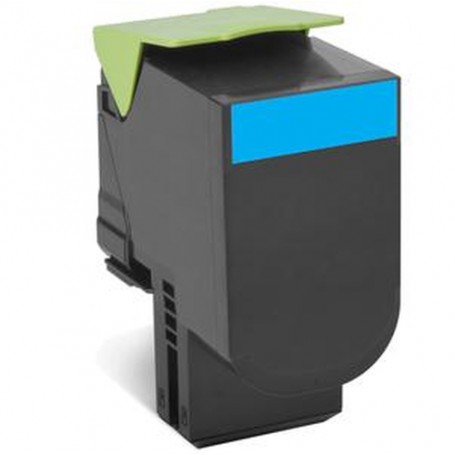 Lexmark 80C2HCE cartuccia toner 1 pz Originale Ciano (80C2HCE)