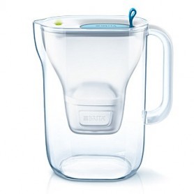 Brita Style Caraffa filtrante 2,4 L Blu, Trasparente (1021886)