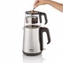 Arzum Heptaze teiera in vetro per la preparazione del tè 2,6 L 1650 W Argento, Nero (AR3024)