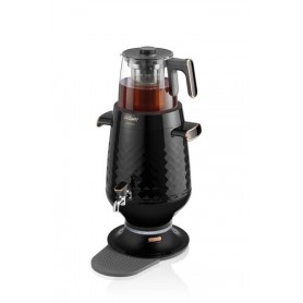 Arzum AR3083 teiera in vetro per la preparazione del tè 1200 L 2200 W Nero (AR3083)