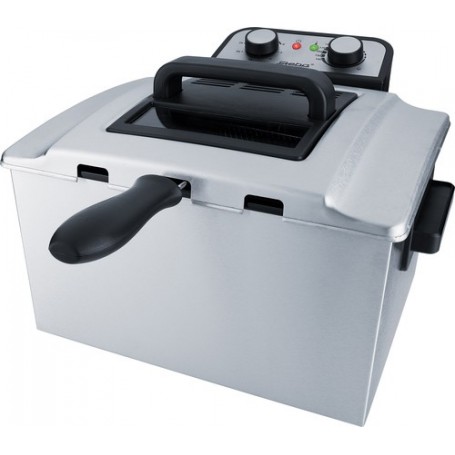Steba DF 300 Doppia 5 L 3000 W Nero, Acciaio inossidabile (26.30.00)