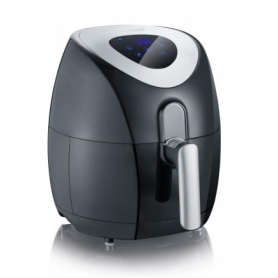Severin FR 2430 friggitrice Singolo 3,2 L Indipendente 1500 W Friggitrice ad aria calda Nero, Acciaio inossidabile (FR 2430)