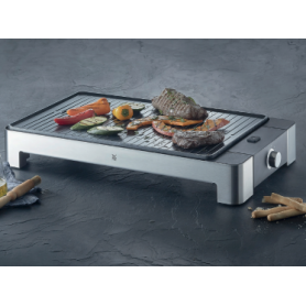 WMF 0415330011 Grill Rettangolare Elettrico Nero, Acciaio inossidabile 2000 W (04.1533.0011)