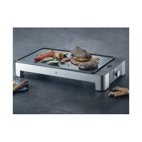 WMF 0415330011 Grill Rettangolare Elettrico Nero, Acciaio inossidabile 2000 W (04.1533.0011)