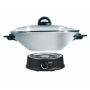 Tefal Wok Nero, Argento 1200 W (WO3000.10)