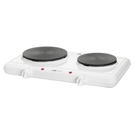 Clatronic DKP 3583 Bianco Superficie piana Piastra sigillata 2 Fornello(i) (271699)