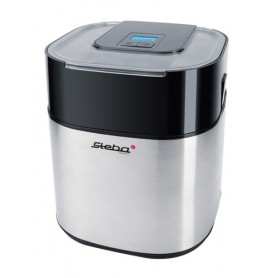 Steba IC 30 Gelatiera tradizionale 1,5 L 9,5 W Nero, Acciaio inossidabile (05 60 00)