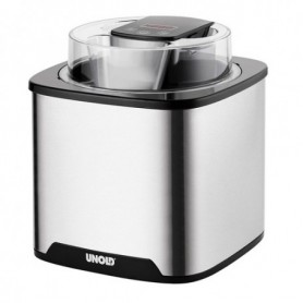Unold Gelato Gelatiera tradizionale 1,5 L 12 W Nero, Acciaio inossidabile (48855)