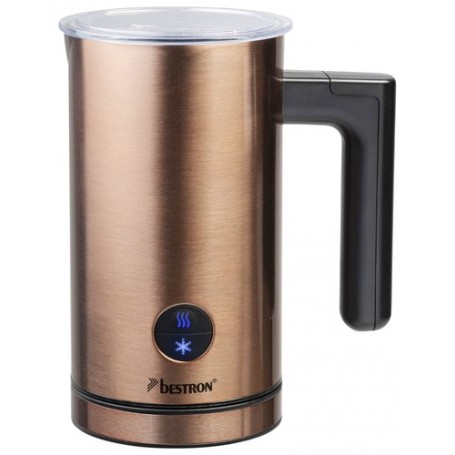 Bestron AMK1000CO montalatte Schiumatore per latte automatico Nero, Rame (AMK1000CO)