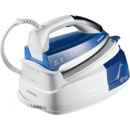 Grundig SIS 8670 1 L Piastra in ceramica Ultra Glide Blu, Bianco (GMN7070)