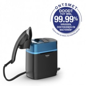 Tefal Cube UT2020E0 stiratrice a vapore Vapore per indumenti portatile 1 L 2170 W Nero, Blu (UT2020E0)