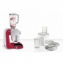 Bosch MUM58720 robot da cucina 1000 W 3,9 L Grigio, Rosso, Acciaio inossidabile (MUM58720)