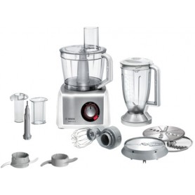 Bosch MC812S814 robot da cucina 1250 W 3,9 L Acciaio inossidabile, Bianco (MC812S814)