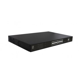 LevelOne GEP-2021 switch di rete Non gestito Gigabit Ethernet (10/100/1000) Supporto Power over Ethernet (PoE) 1U Ner (GEP-2021)