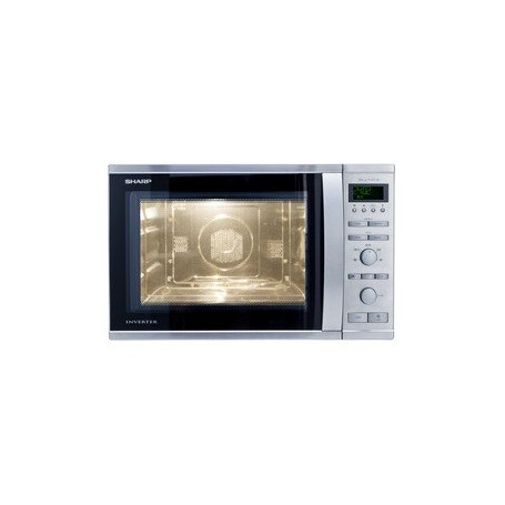 Sharp Home Appliances R-941STW Superficie piana Microonde combinato 40 L 1050 W Acciaio inossidabile (R941STW)