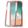 Celly HEXAGON900OR custodia per cellulare 14,7 cm (5.8") Cover a guscio Arancione, Trasparente (HEXAGON900OR)