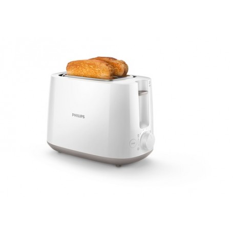 Philips Daily Collection HD2581/00 tostapane 2 fetta/e 830 W Bianco (HD2581/00)