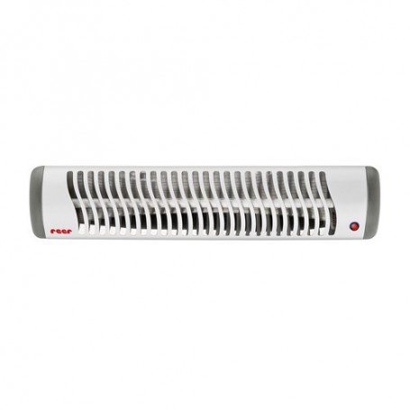 reer 19040 stufetta elettrica Interno Grigio, Bianco 500 W Riscaldatore ambiente elettrico a infrarossi (19040)