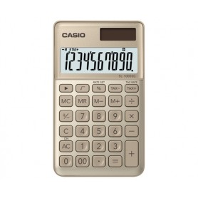 Casio CS-SL-1000SC-GD calcolatrice Tasca Calcolatrice di base Oro (SL-1000SC-GD)