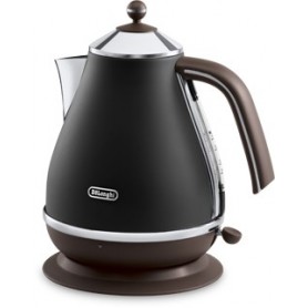 De’Longhi KBOV 2001.BK bollitore elettrico 1,7 L 2000 W Nero, Marrone (KBOV 2001.BK)
