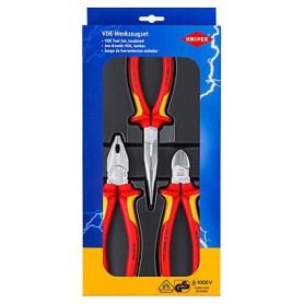 Knipex 00 20 12 set di strumenti meccanici 3 strumenti (00 20 12)