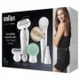Braun Silk-épil 9 81690190 epilatore 40 pinzette Bianco, Oro (81690190)